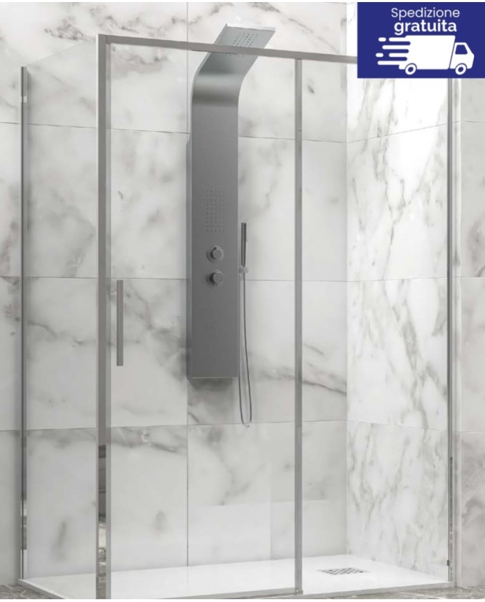 Cabina doccia - Tipologia Lea 400 & L-3811 Cromo
