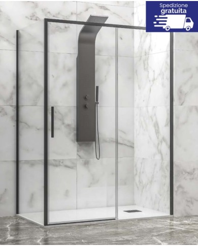 Cabina doccia - Tipologia Lea 400 & L-3811 Nero