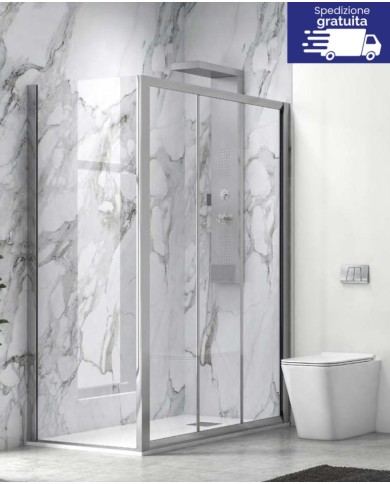Cabina doccia - Tipologia Penta 300 & S-10 Cromo