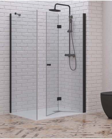 Cabina doccia - Tipologia S 7 & Walkin 1 Nero