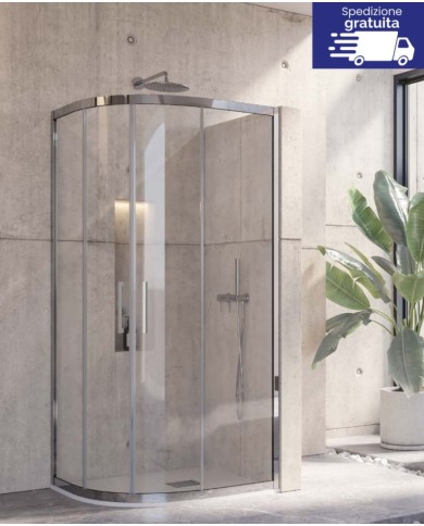 Cabina doccia Semicircolare - Tipologia Inox 200