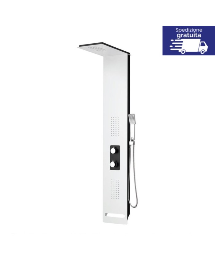 Colonna doccia idromassaggio - Tipologia Bianco Nero