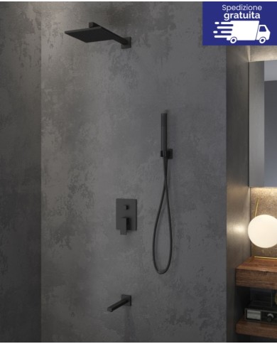 Sistema doccia con miscelatore da incasso - Serie Delos