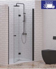 Cabina doccia da muro a muro - Tipologia S 7 Porta Nero