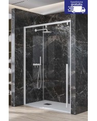 Cabina doccia da muro a muro - Tipologia Santorini 400 Bianco Opaco