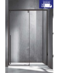 Cabina doccia da muro a muro - Tipologia Santorini 400 Nero