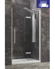 Cabina doccia da muro a muro - Tipologia Tinos 400 Bianco