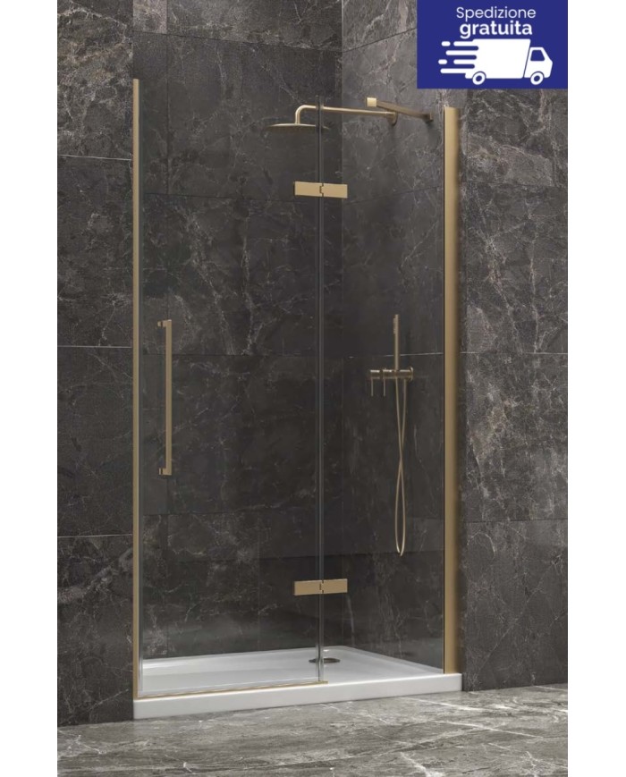 Cabina doccia da muro a muro - Tipologia Tinos 400 Oro