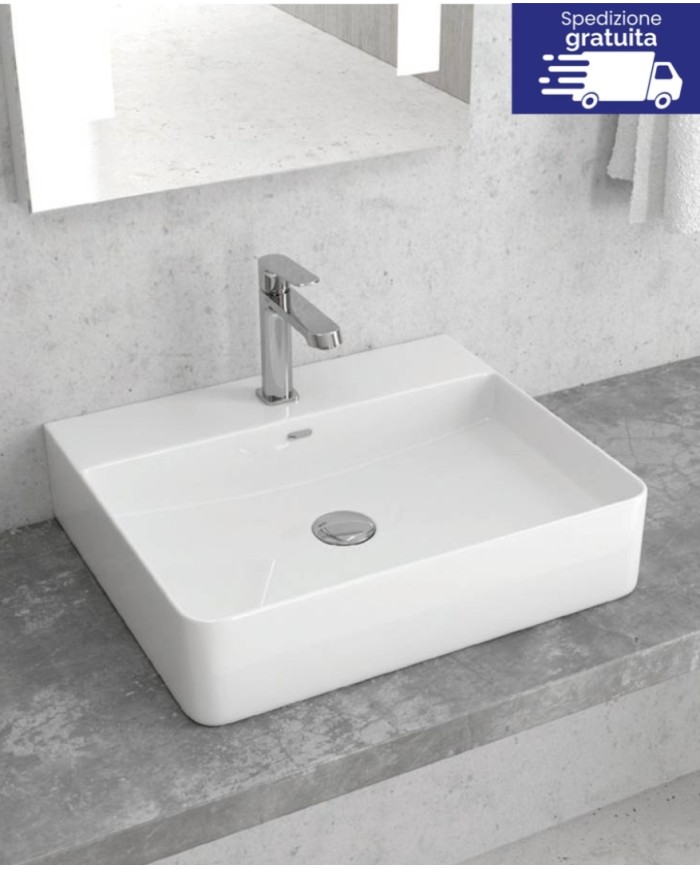 Lavabo da appoggio 50x42 cm