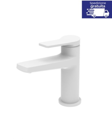 Miscelatore bianco per lavabo - Serie Andare