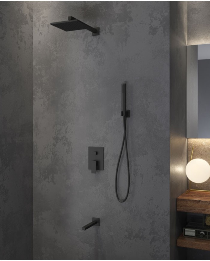 Sistema doccia con miscelatore da incasso - Serie Delos
