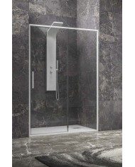 Cabina doccia da muro a muro - Tipologia Lea 400 Bianco Opaco