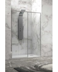 Cabina doccia da muro a muro - Tipologia Lea 400 Cromo