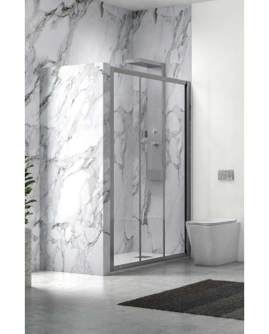 Cabina doccia da muro a muro - Tipologia Penta 300