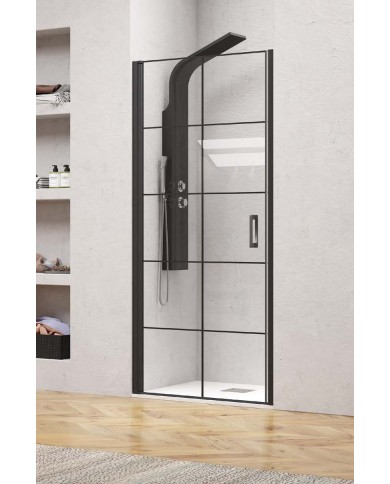 Cabina doccia da muro a muro - Tipologia Pivot Porta