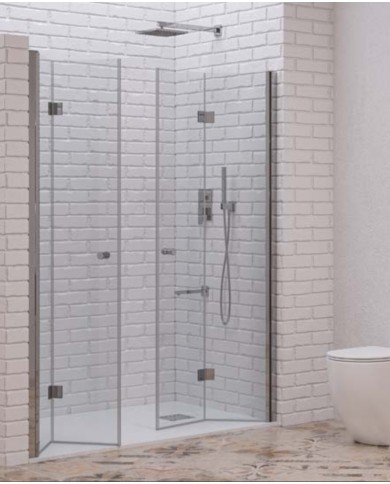 Cabina doccia da muro a muro - Tipologia S 7 DP Cromo