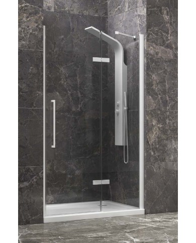 Cabina doccia da muro a muro - Tipologia Tinos 400 Bianco