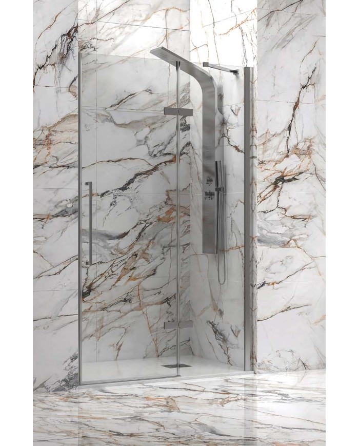 Cabina doccia da muro a muro - Tipologia Tinos 400 Cromo