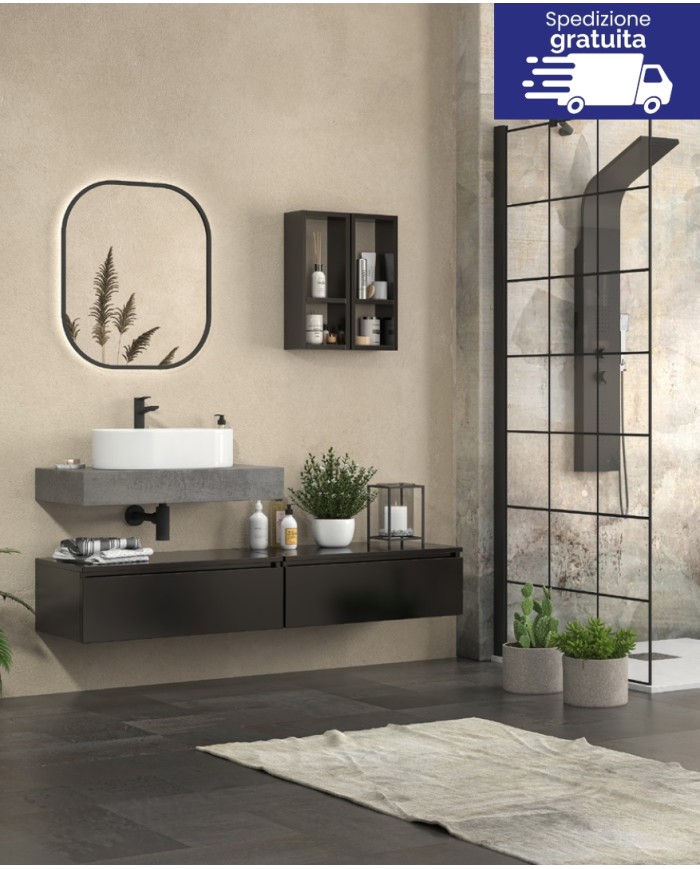 Composizione in foto - KEA 80 Noce Lirico