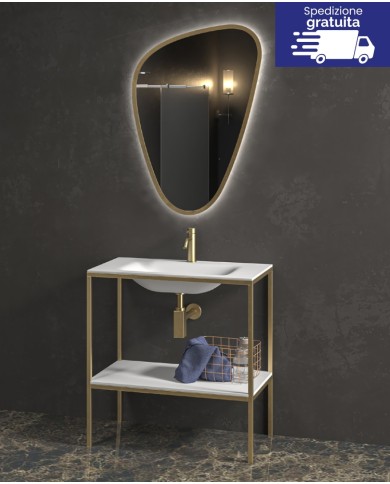 Composizione in foto - New Terra 80 Oro Opaco