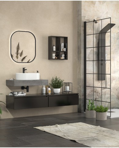 Composizione in foto - KEA 80 Noce Lirico