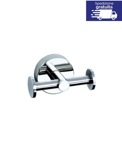 Appendino doppio - Serie Uno Cromo