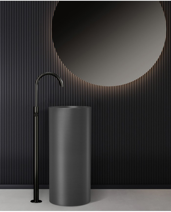 Lavabo da terra, drenaggio nel pavimento - 4609F