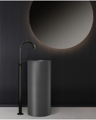 Lavabo da terra, drenaggio nel pavimento - 4609F