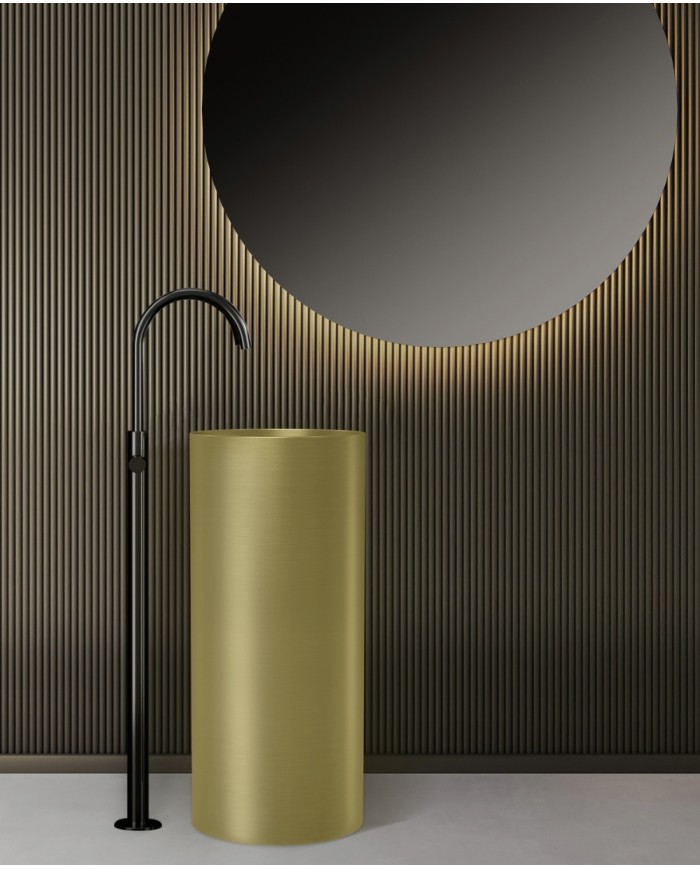 Lavabo da terra, drenaggio nel pavimento - 4609F