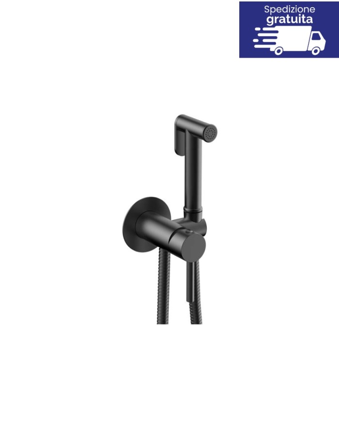 Miscelatore con doccetta per bidet - Serie Artemis Nero