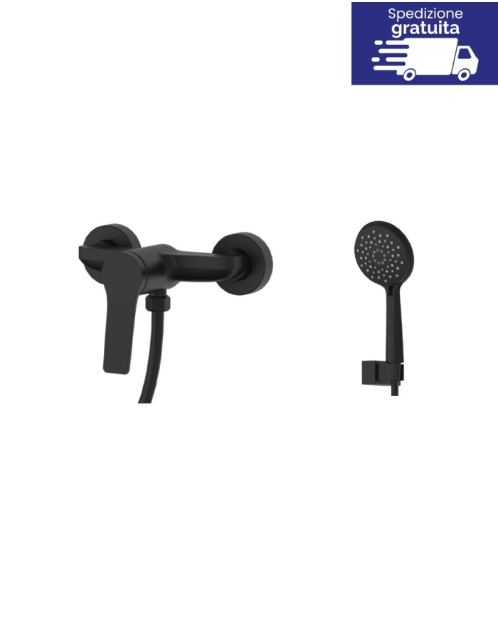 Miscelatore doccia - Serie Andare nero