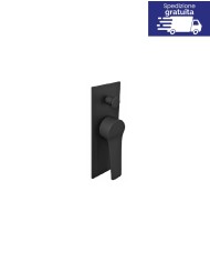 Miscelatore incasso 4 vie per doccia - Serie Andare Nero