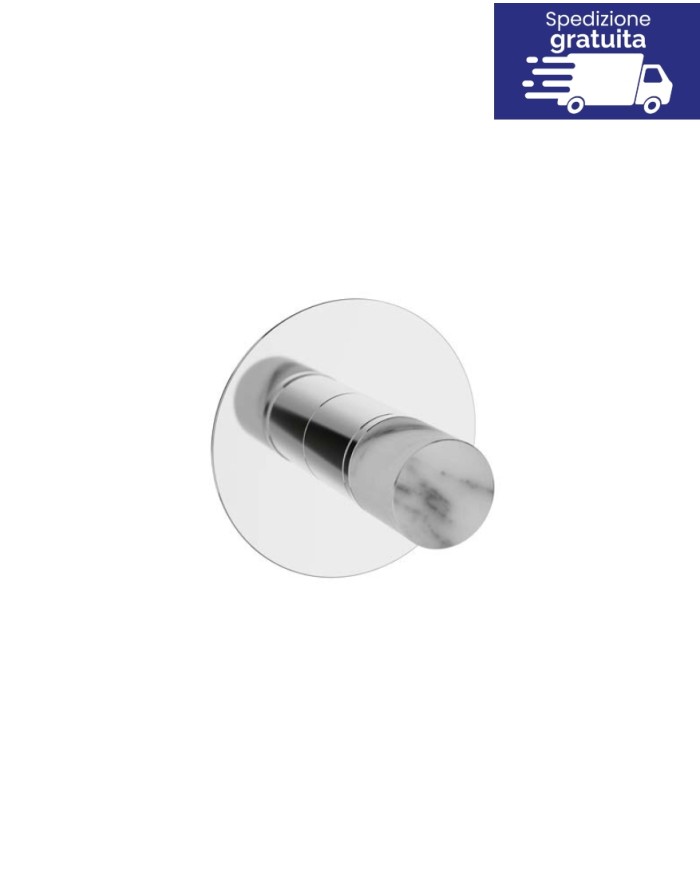 Miscelatore incasso a 3 vie per doccia - Serie Joan Marmo