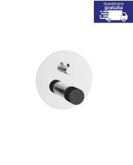 Miscelatore incasso a 4 vie per doccia - Serie Joan Marmo