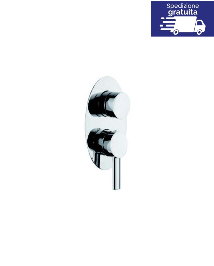 Miscelatore incasso a 5 vie per doccia - Serie Sinar