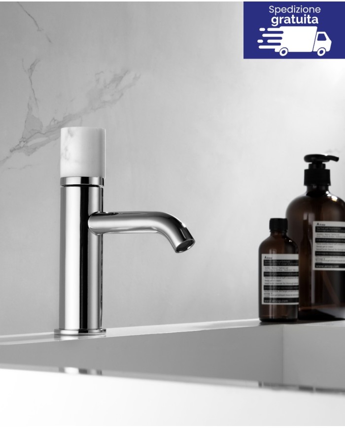 Miscelatore lavabo - Serie Joan Marmo