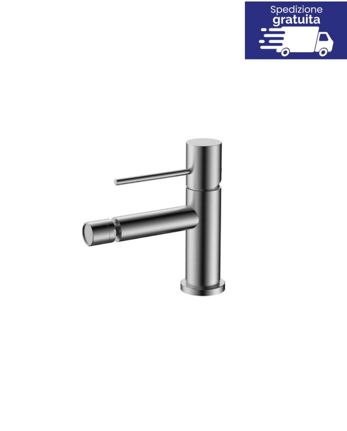 Miscelatore per bidet - Serie Artemis Inox Satinato