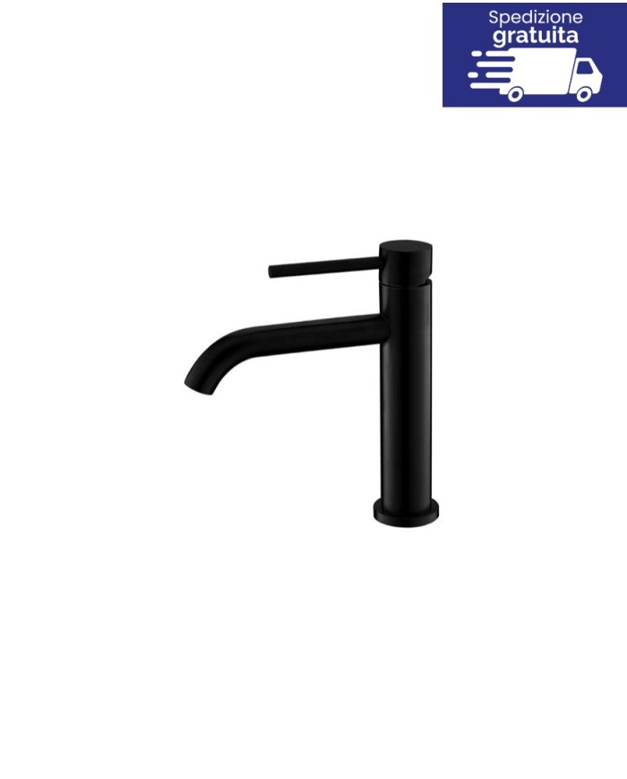 Miscelatore per lavabo - Serie Artemis Nero
