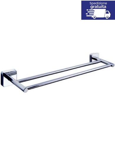 Porta asciugamani - Serie Quattro Cromo