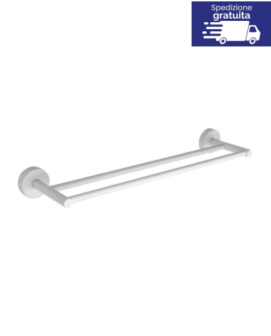 Porta asciugamani - Serie Uno Bianco Opaco