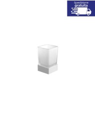 Portabicchiere - Serie Quattro Bianco Opaco