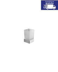 Portabicchiere - Serie Quattro Cromo