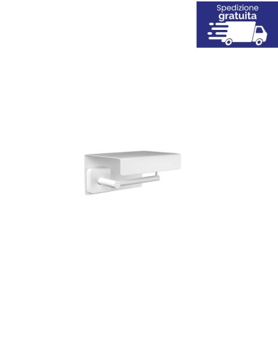 Portarotolo - Serie Quattro Bianco Opaco