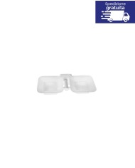 Portasapone - Serie Quattro Bianco Opaco