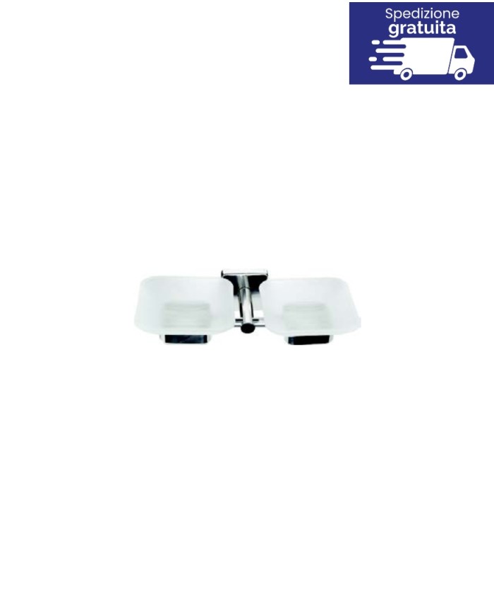 Portasapone - Serie Quattro Cromo