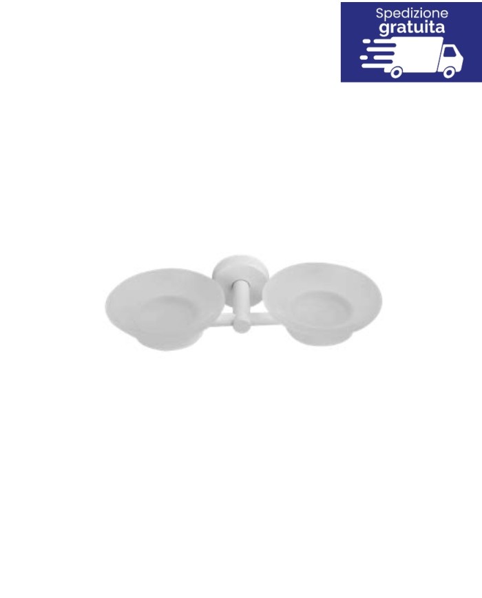 Portasapone - Serie Uno Bianco Opaco