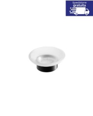 Portasapone - Serie Uno Nero Opaco