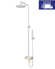 Set doccia - Serie Andare Bianco-Bronze