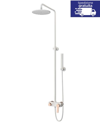 Set doccia - Serie Andare Bianco-Rose Gold