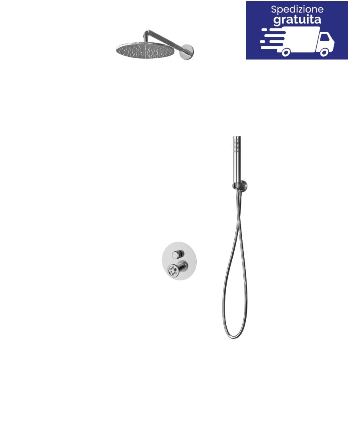 Set doccia con miscelatore da incasso - Serie Inna
